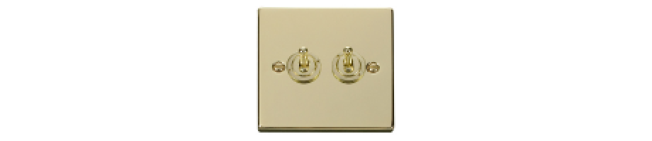 Polished Brass Switches