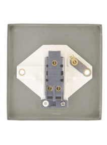 1 Gang 2 Way 10A Satin Brass Plate Switch VPSB411WH