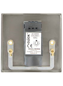 1 Gang 2 Way 400VA Stainless Steel Dimmer Switch VPSS140
