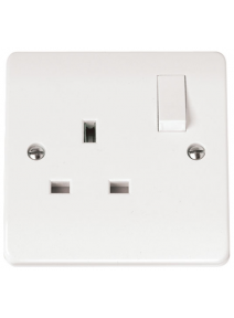 13A 1 Gang Double Pole Switched Socket CMA035