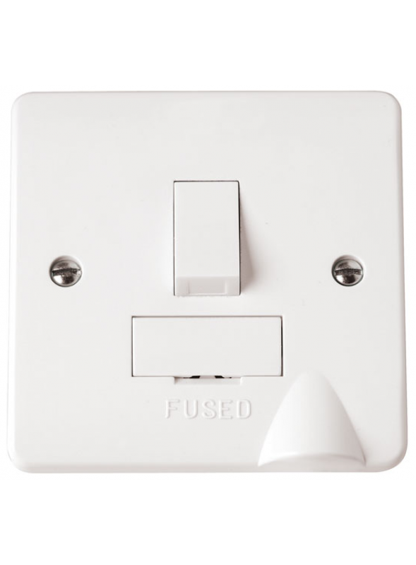 13A Double Pole Switched Fused Spur with Flex Outlet CMA051