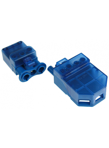 Pull Apart Flow Connector 20A 3 Pole  (250V) (CT101C)