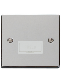 13A Polished Chrome Fused Connection Unit (VPCH650WH)