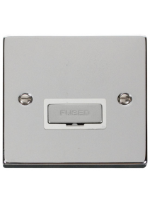 13A Polished Chrome Fused Connection Unit (VPCH750WH)