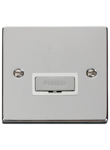 13A Polished Chrome Fused Connection Unit (VPCH750WH)