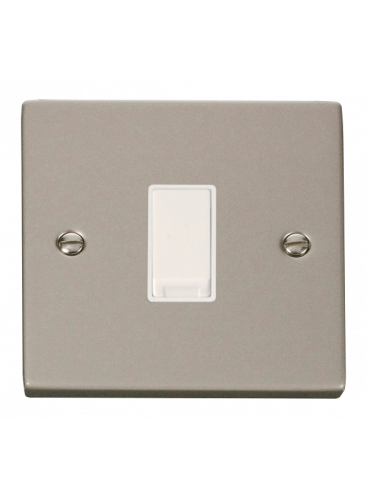 1 Gang Intermediate 10A Pearl Nickel Plate Switch (VPPN025WH)