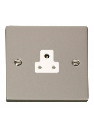 2A Round Pin Pearl Nickel Socket (VPPN039WH)