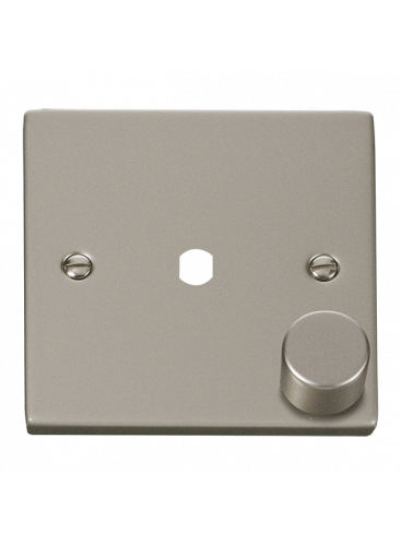 1 Gang Pearl Nickel Dimmer Plate and Knob (VPPN140PL)