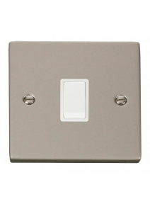 20A Pearl Nickel Double Pole Switch (VPPN622WH)
