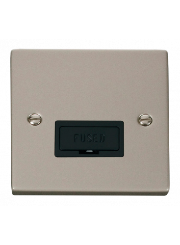 13A Pearl Nickel Fused Connection Unit (FCU) (VPPN650BK)