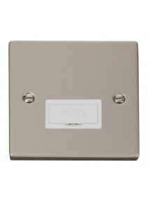 13A Pearl Nickel Fused Connection Unit (FCU) (VPPN650WH)