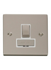13A Pearl Nickel Switched Fused Spur Unit (VPPN751WH)