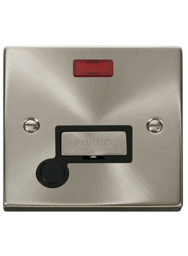 13A Satin Chrome Fused Spur Ingot with Flex Out &amp; Neon VPSC553BK
