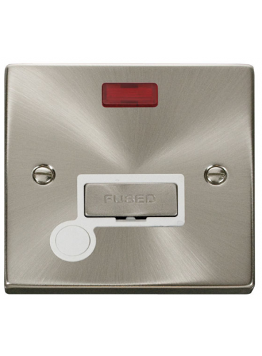 13A Satin Chrome Fused Spur Ingot with Flex Out &amp; Neon VPSC553WH