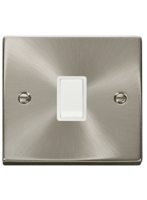 20A Satin Chrome Double Pole Switch VPSC622WH