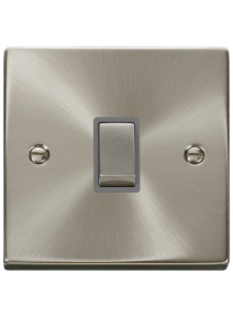 20A Double Pole Satin Chrome Switch VPSC722GY