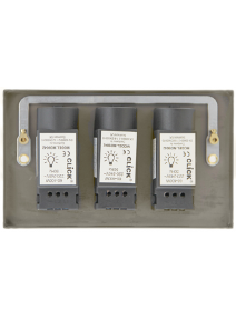 3 Gang 2 Way 400VA Stainless Steel Dimmer Switch VPSS153