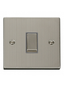 1 Gang 2 Way 10A Stainless Steel Plate Switch VPSS411GY