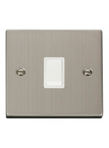 20A Stainless Steel Double Pole Switch VPSS622WH