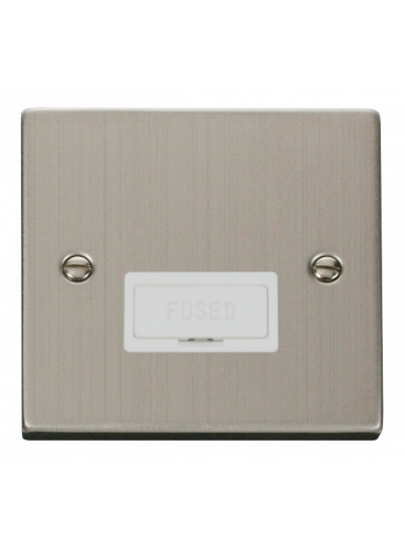 13A Stainless Steel Fused Connection Unit (FCU) VPSS650WH