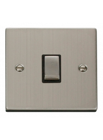 20A Double Pole Stainless Steel Switch VPSS722BK
