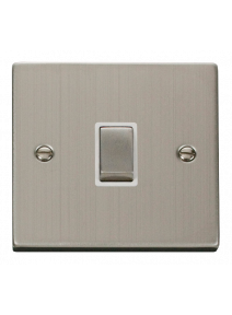 20A Double Pole Stainless Steel Switch VPSS722WH
