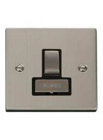 13A Stainless Steel Switched Fused Spur Unit VPSS751BK