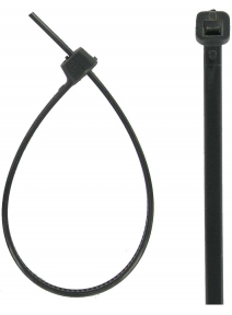 Black Cable Ties 2.5mm x 100mm (PK 100) (CT25100B)