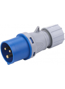 240V 32A Industrial Speed Fit Three Pin Plug IP44 (Blue) P240-32