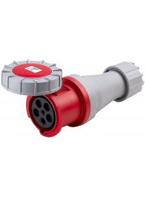 415v 63A Industrial 5 Pin IP67 Connector (Red) C415-63W