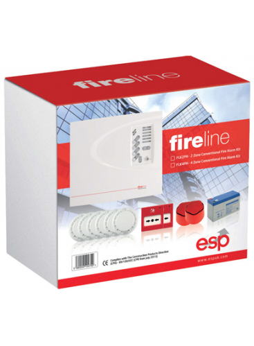4 Zone Conventional Fire Alarm Kit FLK4PH