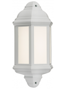 White LED Outdoor Half Wall Lantern Cool White 8W (LANT3W)