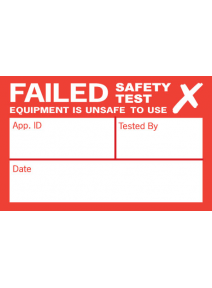 250 Appliance Fail Labels (250FAIL)