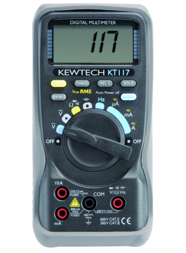 KT117 Digital 600V &amp; 10A AC/DC TRMS Multimeter