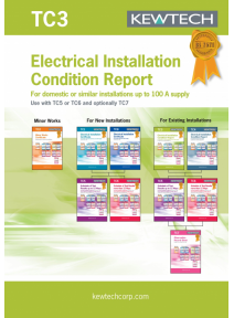 TC3 Electrical Installation Condition Report for up to 100A Supply