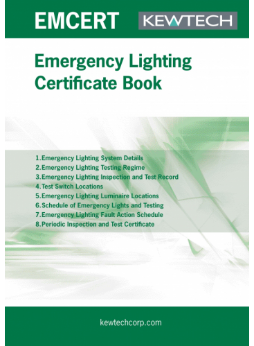 EMCERT Emergency Lighting Certification Book
