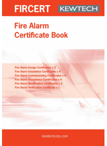 FIRCERT Fire Alarm Certification Book