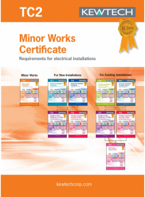 TC2 Minor Works Certificate