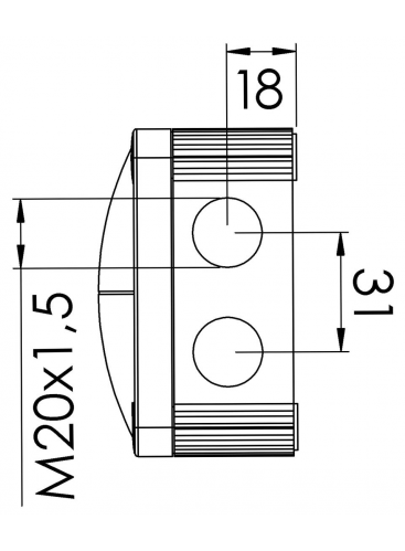 Combi Waterproof Junction Box c/w Wago Connectors COMBI308BK (10110404)