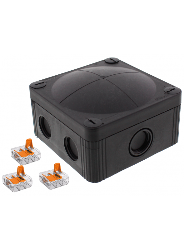 Combi Waterproof Junction Box c/w Wago Connectors COMBI407BK (10109673)