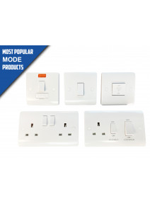 2 Gang Double Pole Switched Socket 13A CMA036